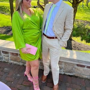 Like green wrap dress